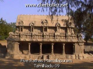 légende: Five Rathas Mamallapuram TamilNadu 09
qualityCode=raw
sizeCode=half

Données de l'image originale:
Taille originale: 110756 bytes
Heure de prise de vue: 2002:03:12 12:46:40
Largeur: 640
Hauteur: 480
